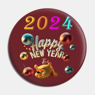 Happy New year---2024 Pin