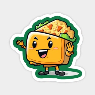 kawaii Taco cehees T-Shirt cute potatofood funny Magnet