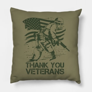 Thank You Veterans Pillow