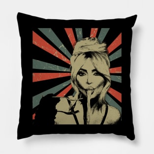 ciao kim | Melt 1980 || Vintage Art Design Pillow