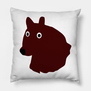 vector illustration of a bear Pillow