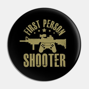 Gamer: First Person Shooter Pin