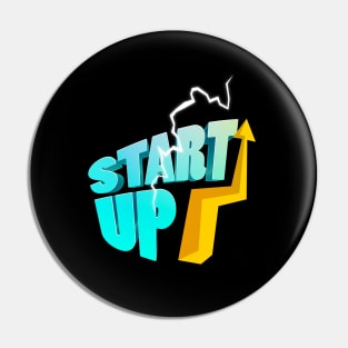 Start Up Business Entrepreneur Motivation Pin