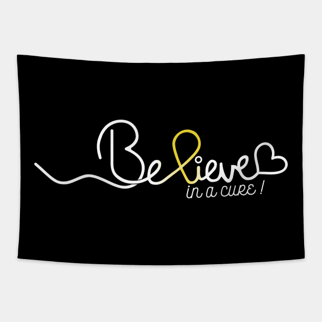 Believe- Spina Bifida Gifts Spina Bifida Awareness Tapestry by AwarenessClub