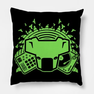 Lo-Fi Hip-Hop Koala Mint Pillow