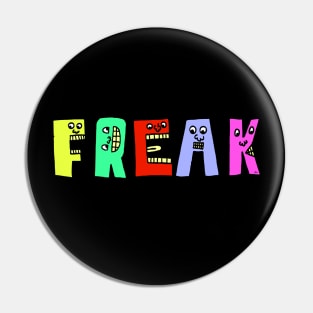 Cute Freak Motivational Text Illustrated Dancing Letters, Blue, Green, Pink for all people, who enjoy Creativity and are on the way to change their life. Are you Confident for Change? To inspire yourself and make an Impact. Pin