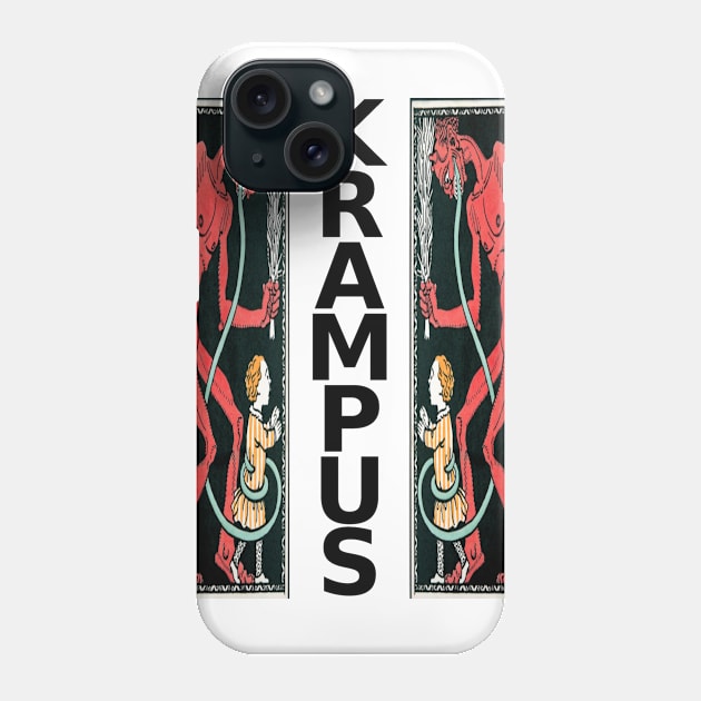 Red Krampus Phone Case by asimplefool