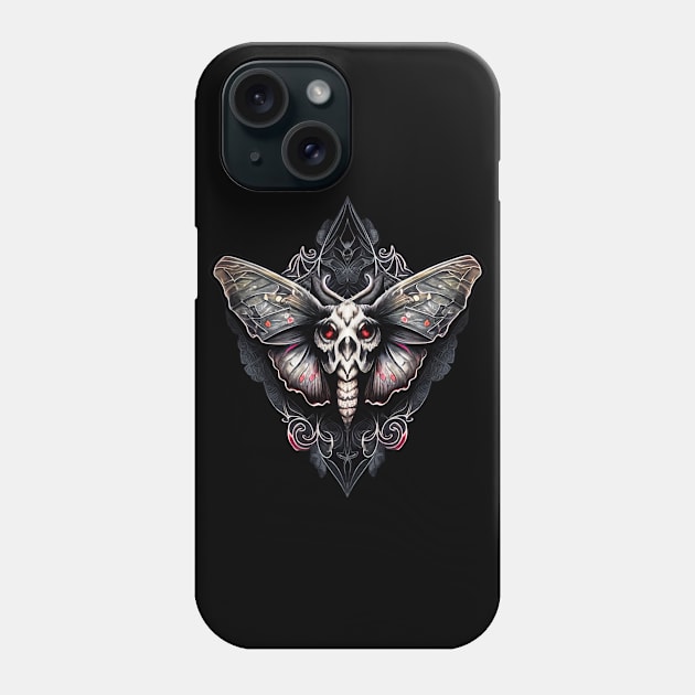 Death Moth Phone Case by Hiraeth Tees