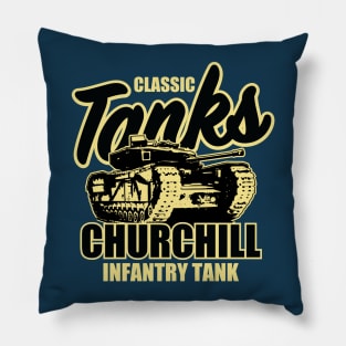 WW2 Churchill Tank Pillow