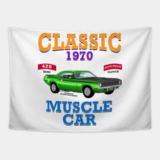 Classic Muscle Car Hot Rod Racing Garage Novelty Gift Tapestry
