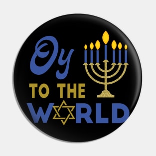 Oy To The World Pin