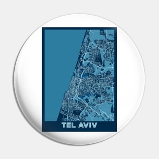 Tel Aviv - Israel Peace City Map Pin