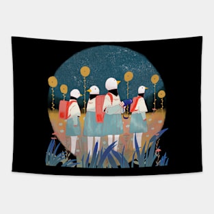 Birdwatchers Society Tapestry