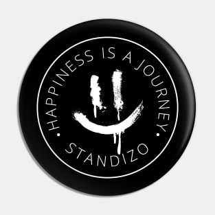 Happiness Is A Journey Pin