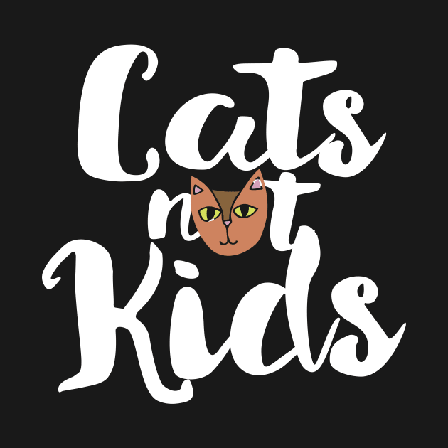 Cats not kids child free humor by bubbsnugg