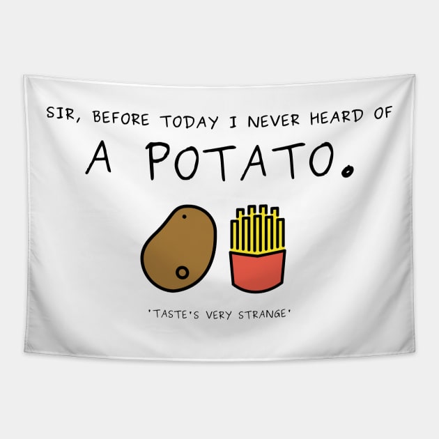 Never heard of a potato Tapestry by minimal_animal