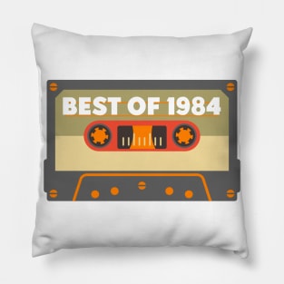 Vintage Retro Best of 1984 36 Years Old Birthday Gift Ideas Pillow