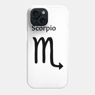 Scorpio zodiac sign merchandise Phone Case