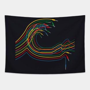 Great Wave for Electronic Musician and Synthesizer player Tapestry