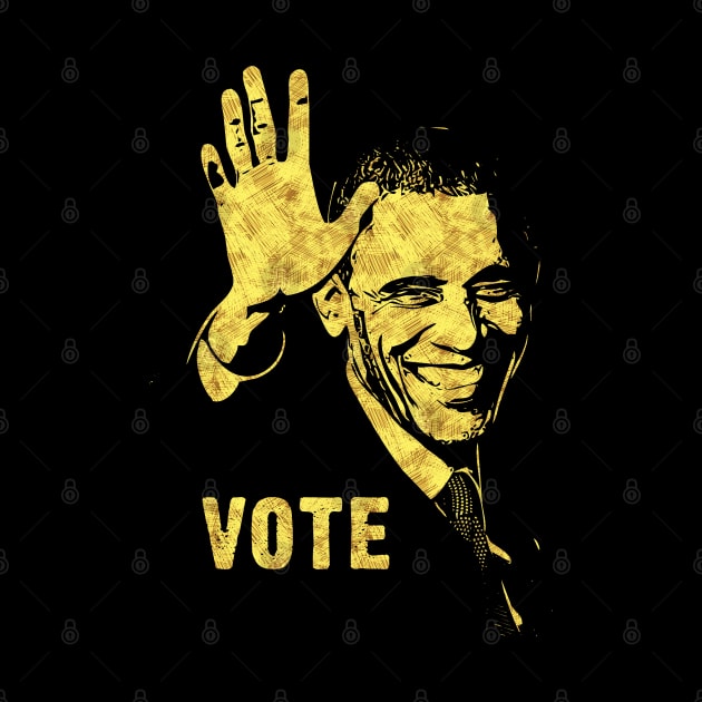 ✪✪✪ BARACK OBAMA ✪✪✪ VOTE Portrait Abstract Art Style Tribute by Naumovski