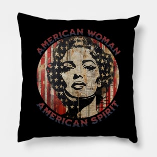 American Woman American Spirit Pillow