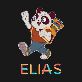 Einschulung Panda Elias T-Shirt