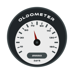 70th birthday oldometer T-Shirt