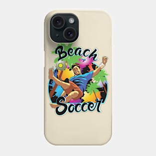 Beach Soccer player logve games Phone Case