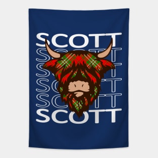 Clan Scott - Hairy Coo Tapestry