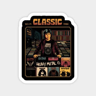 Vinyl record store "Metalhead Archaeology" Magnet