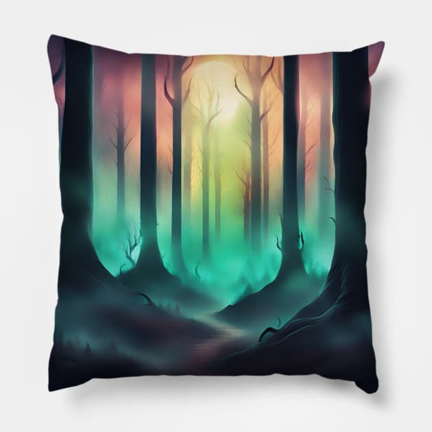 Forest lover Pillow by BlackMeme94