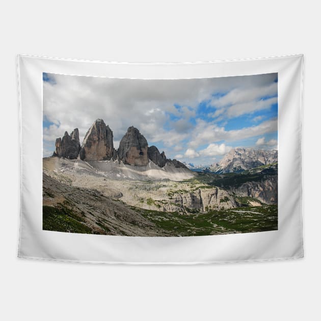 Tre Cime di Lavaredo Tapestry by artesonraju