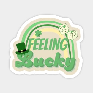 Feeling Lucky St. Patricks Day Magnet