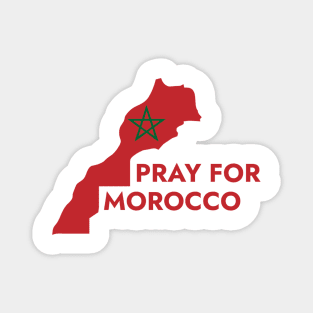 Pray for Morocco - Support Moroccans Magnet