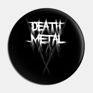 Death Metal Pin