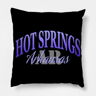 City Pride: Hot Springs, Arkansas Pillow
