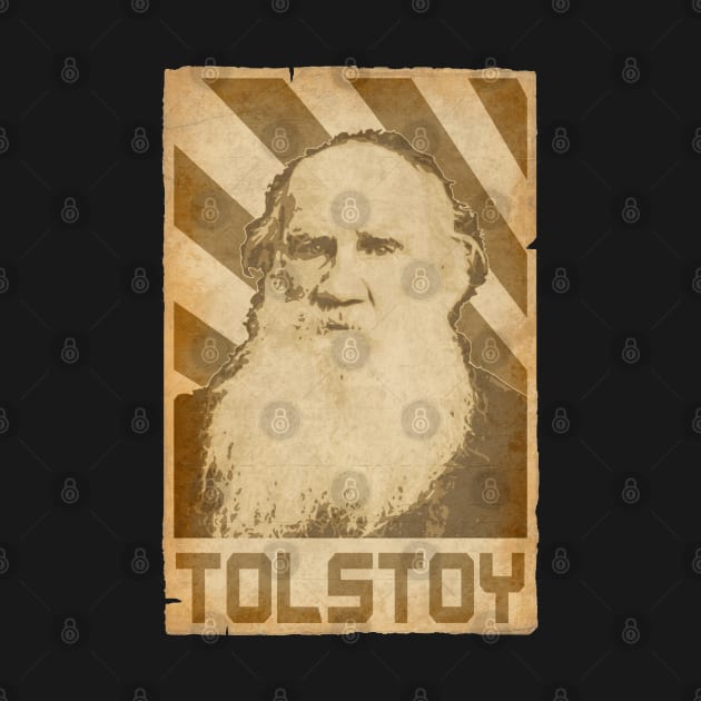 Leo Tolstoy Retro Propaganda by Nerd_art