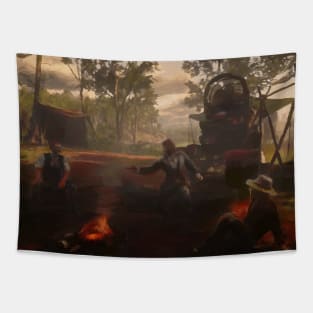 Campfire Story Tapestry