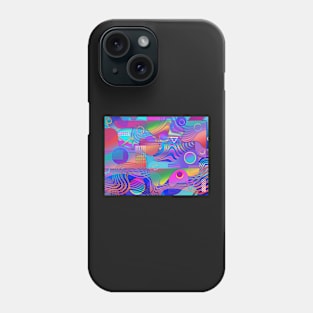 Psychedelic Techno Phone Case