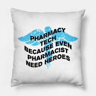 Pharmacy Tech Funny Pillow