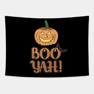 Halloween Booyah Pumpkin Tapestry