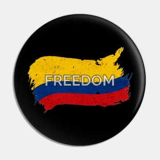 Freedom colombiana Pin