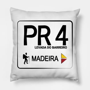 Madeira Island PR4 LEVADA DO BARREIRO logo Pillow