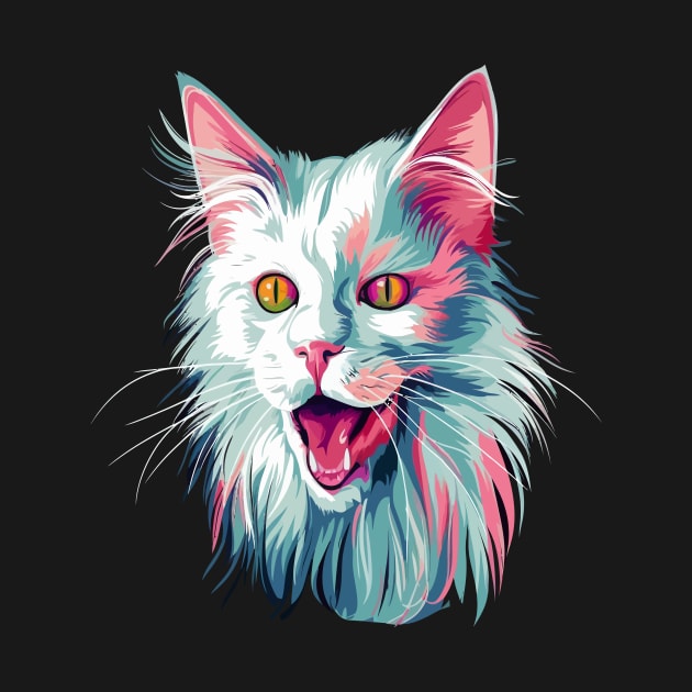 Turkish Angora Smiling by JH Mart