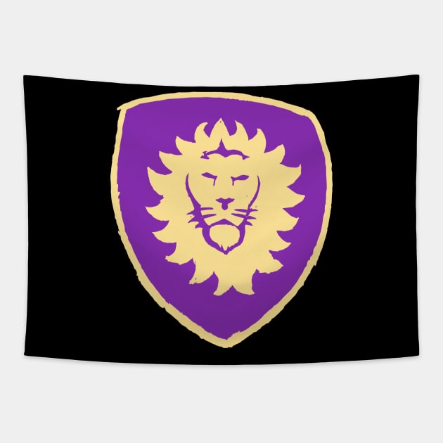 Orlandoooo City Soccer Club 07 Tapestry by Very Simple Graph