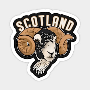 Scottish sheep Cute Scottish Sheep Scotland Souvenir Magnet