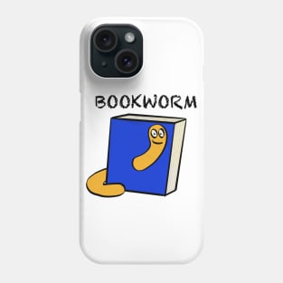 Book Lovers Bookworm Illustration Phone Case