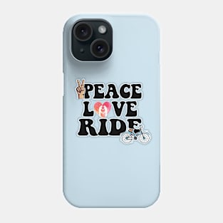 Peace Love Ride Phone Case