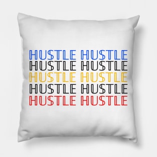 Hustle large print entrepreneur modern gallery fashion Pillow