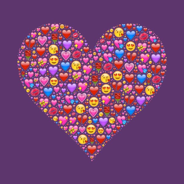 A Heart Full of Love Emojis by PatrioTEEism